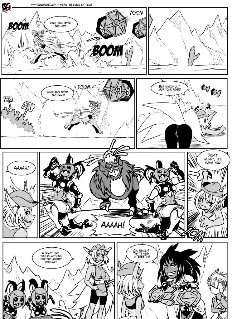 Monster girls on tour - Episode 53, Page 1: Page 053